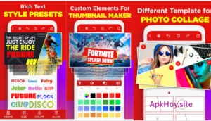 Key Features of Thumbnail Maker APK